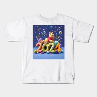 happy new year 2024 Kids T-Shirt